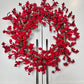 Christmas front door berry wreath

Artificial holiday wreath with berries

Rustic farmhouse Christmas wreath

Traditional red berry Christmas decor

Holiday grapevine berry wreath

Red berry winter front door wreath

Artificial berry holiday door decor

Christmas faux berry mantel wreath

Artificial red berry holiday decoration

Rustic Christmas door wreath
