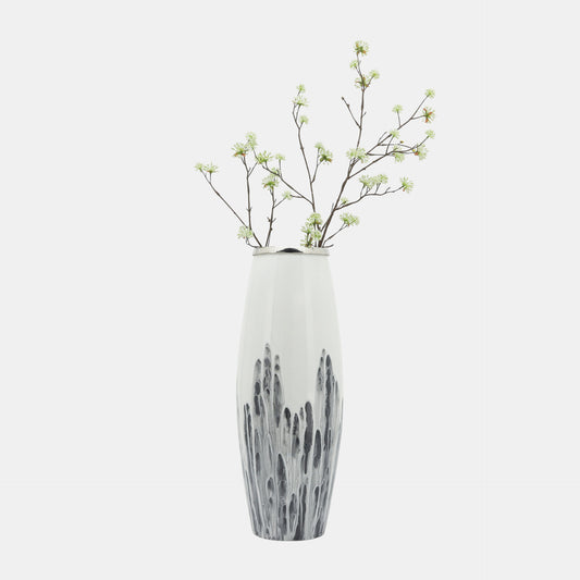 White glass vase with metal ring

24 inch glass vase white

Tall glass vase with metal accent

Decorative white vase with metal ring

Modern glass floor vase

Glass and metal accent vase

White decorative glass vase

Tall white vase for floor decor

Glass vase 24 inches high

Elegant white glass vase