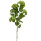 Evie Faux Green Hydrangea Spray, 30” Green Artificial Flower Stems Set of 3 Realistic Silk Floral Decor