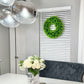 Chiara Green Artificial Boxwood Decorative Wreath Indoor/ Outdoor Use