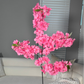 Sienna Hot Pink Silk Cherry Blossom Flower 3 Branches Pack 40'' Inches