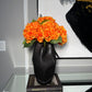Ariane Orange Artificial Hydrangea Flowers Realistic Silk Blooms for Home Decor, Centerpieces & Arrangements Fall