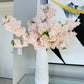Sienna Cream Nude Blush Silk Cherry Blossom Flower 3 Branches Pack 40'' Inches Spring