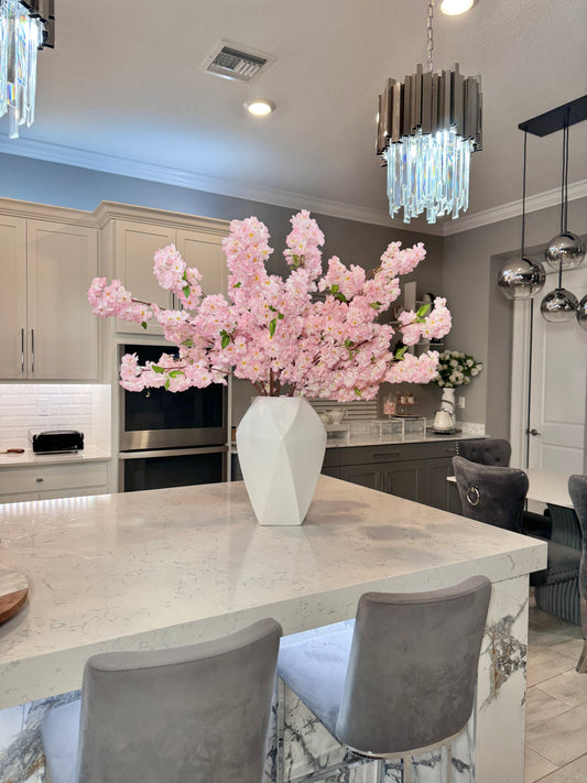 3.5 foot silk flowers

Aria cherry blossom branches

realistic silk cherry blossoms

pink blossom branches for vase

tall artificial flower stems

cherry blossoms for floor vase

table centerpiece cherry blossoms

wedding cherry blossom decor

home staging artificial flowers

faux flowers for centerpiece