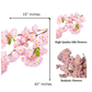 42 inch faux flower stems

cherry blossom branches for home staging

elegant pink office decor

everlasting spring blossoms

ready-made floral arrangement

no maintenance flower branches

forever blooming cherry blossoms

never wilt cherry blossoms

bendable flower stems

easy to arrange silk flowers