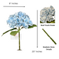 spring floral arrangement blue

year-round faux flower décor

mixed blue centerpiece ideas

summer blue wedding flowers

blue hydrangeas for coastal décor

soft blue flower bundle

transitional floral stems

artificial hydrangeas for any season

photo-ready faux wedding florals

timeless blue silk blooms