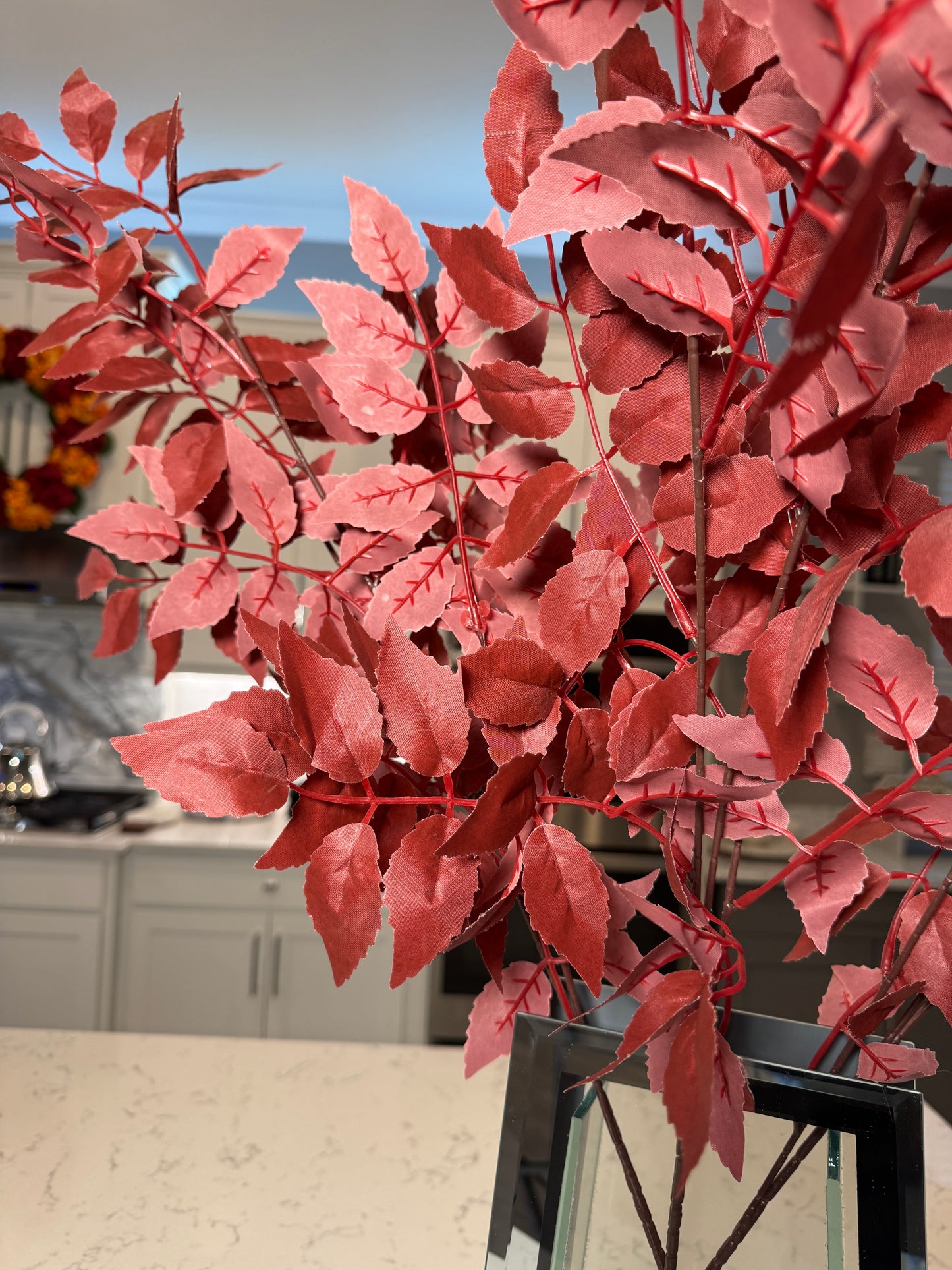 Artificial autumn decor branches

Red and burgundy faux leaf stems

Fall artificial branches for vases

Silk leaf branches for home decor

Faux autumn mantel decorations

Burgundy artificial leaf stems for living room

Fall faux branches for console tables

Artificial fall stems for staging

Faux seasonal stems for bookshelves

Rustic fall artificial branches