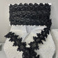 Beaded Lace Trim Sequin Lace Mesh Trim Black Lace Ribbon Appliques