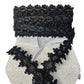 Beaded Lace Trim Sequin Lace Mesh Trim Black Lace Ribbon Appliques