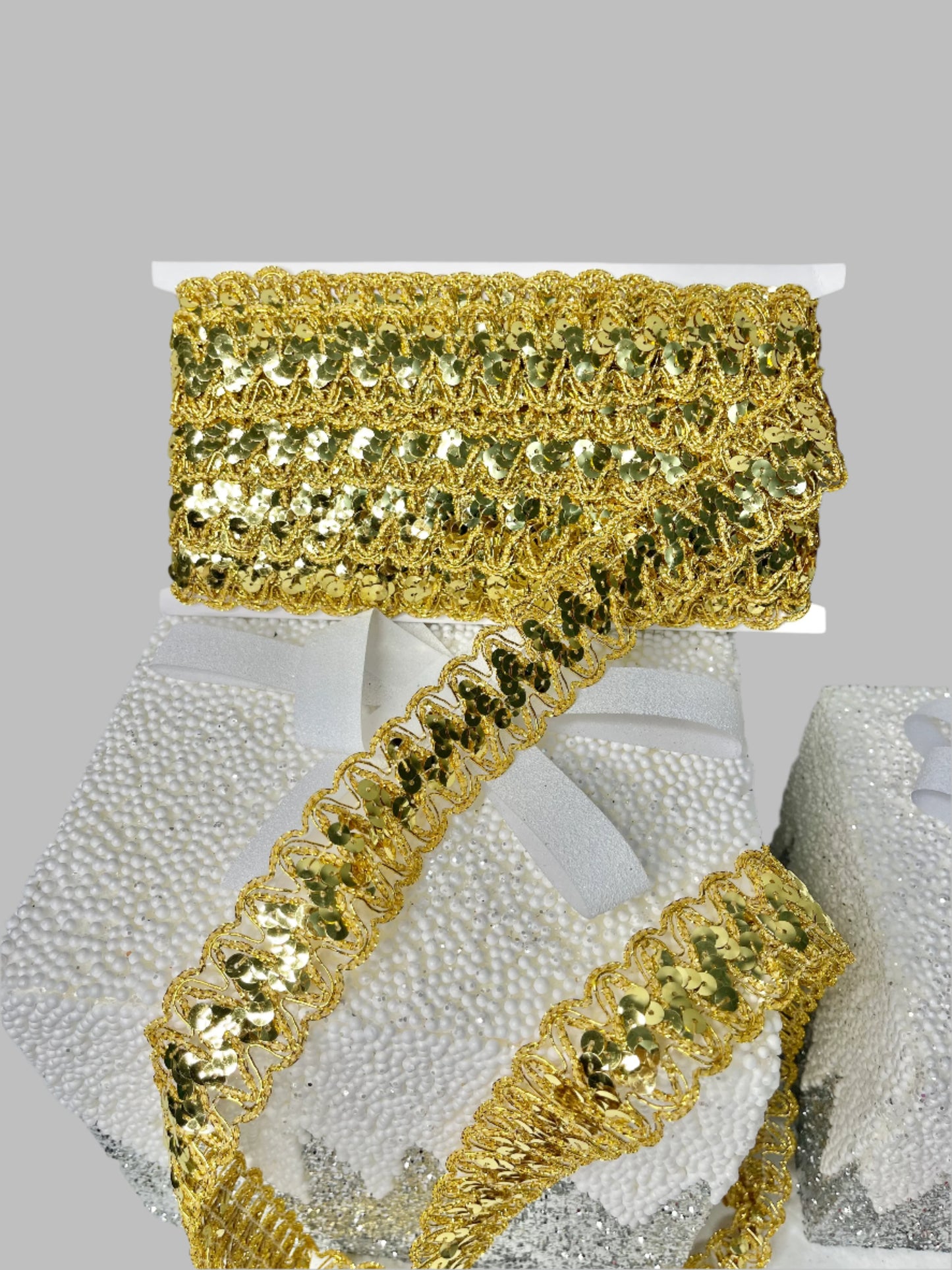 Beaded Lace Trim Sequin Lace Mesh Trim Gold Lace Ribbon Appliques