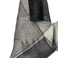 Black Nude & Gold Metallic Mesh Ribbon – 10" x 8 Yards | Decorative Craft Mesh for Wreaths & Events