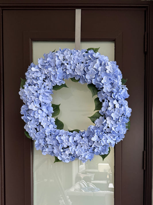 blue hydrangea wreath

silk hydrangea wreath

large hydrangea wreath

23 inch hydrangea wreath

front door hydrangea wreath

UV resistant wreath

artificial hydrangea wreath

all season floral wreath

grapevine hydrangea wreath

luxury blue wreath