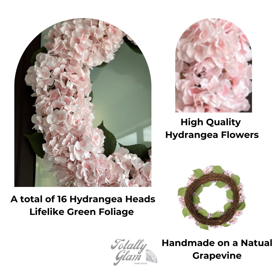 pink floral door wreath

faux pink flower door decor

hydrangea wreath for spring decor

luxury artificial hydrangea wreath

pink wreath with natural look

realistic silk hydrangea wreath

outdoor safe pink wreath

artificial hydrangea wreath for patio

wreath for year-round door decor

pink wreath for farmhouse porch