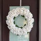 white hydrangea wreath

faux hydrangea flower wreath

artificial white floral wreath

21 inch hydrangea wreath

handcrafted hydrangea wreath

white silk flower wreath

UV resistant wreath

white flower wreath for door

faux hydrangea wreath 21 inch

all season white floral wreath