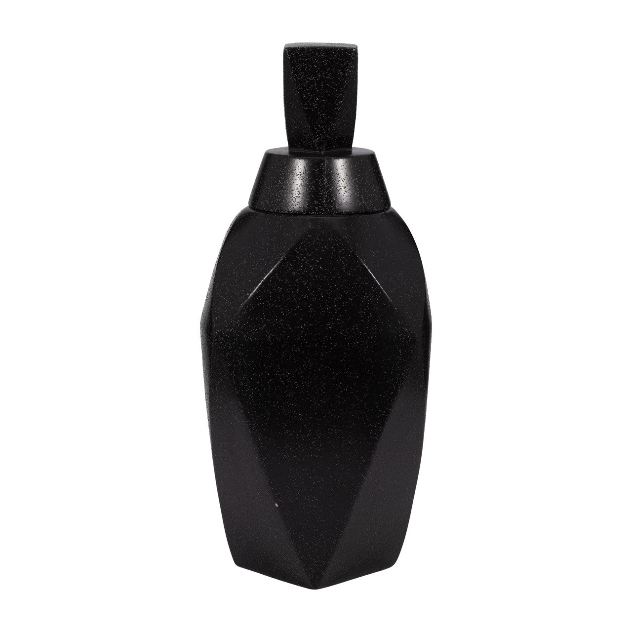 BLAKELIN LARGE BLACK LIDDED GINGER JAR 23''