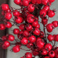 Faux Red Berry Wreath Christmas Holiday Winter Decor