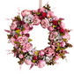 Zoey Light Purple Faux Peony Flower Wreath  23" All Season Indoor Outdoor Decor