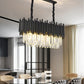 Alexander Modern Black Rectangular Chandelier