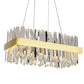 gold crystal dining room chandelier