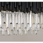 Alexander Modern Black Rectangular Chandelier