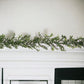 FAUX BOXWOOD GARLAND ARTIFICIAL GREENERY 9 Ft UV RESISTANT