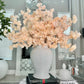 Mila Blush Faux Silk Cherry Blossom Branches Set of 3 Blush Flowers 36'' Fall Decor