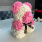 Totally Glam Rose Pink Teddy Bear Birthday, quinceaneras, anniversary, sweet 16, valentines, mothers day