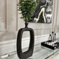 Modern Black Cut Out Vase