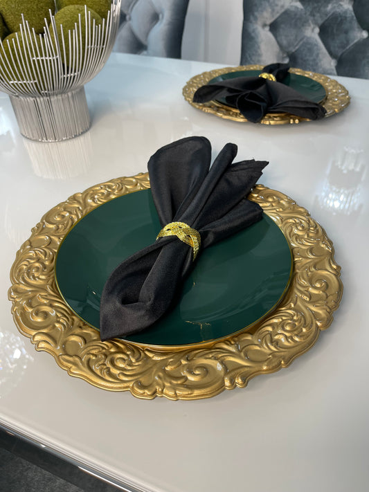 Angelie French Style Charger Plates, Set of 6