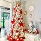 Christmas Red Velvet Christmas Tree Ribbon 25 Yards