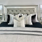 Amani Crushed Velvet Beaded Pillow 22’’