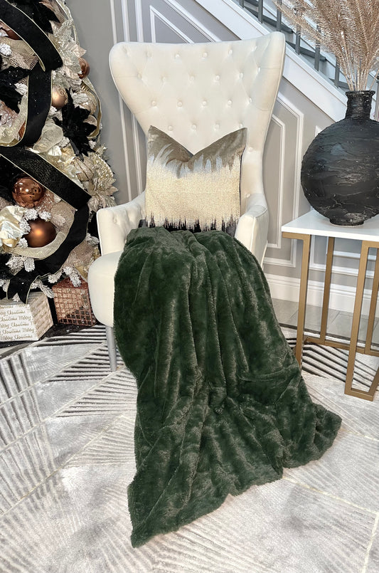 Monique Faux Fur Throw Blanket