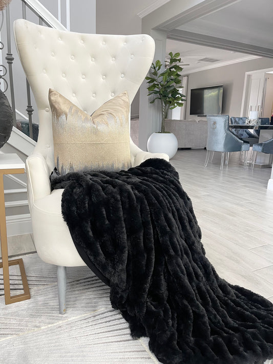 Chantal Faux Fur Luxury Throw Blanket