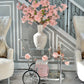 Isabella Silver Serving Bar Cart