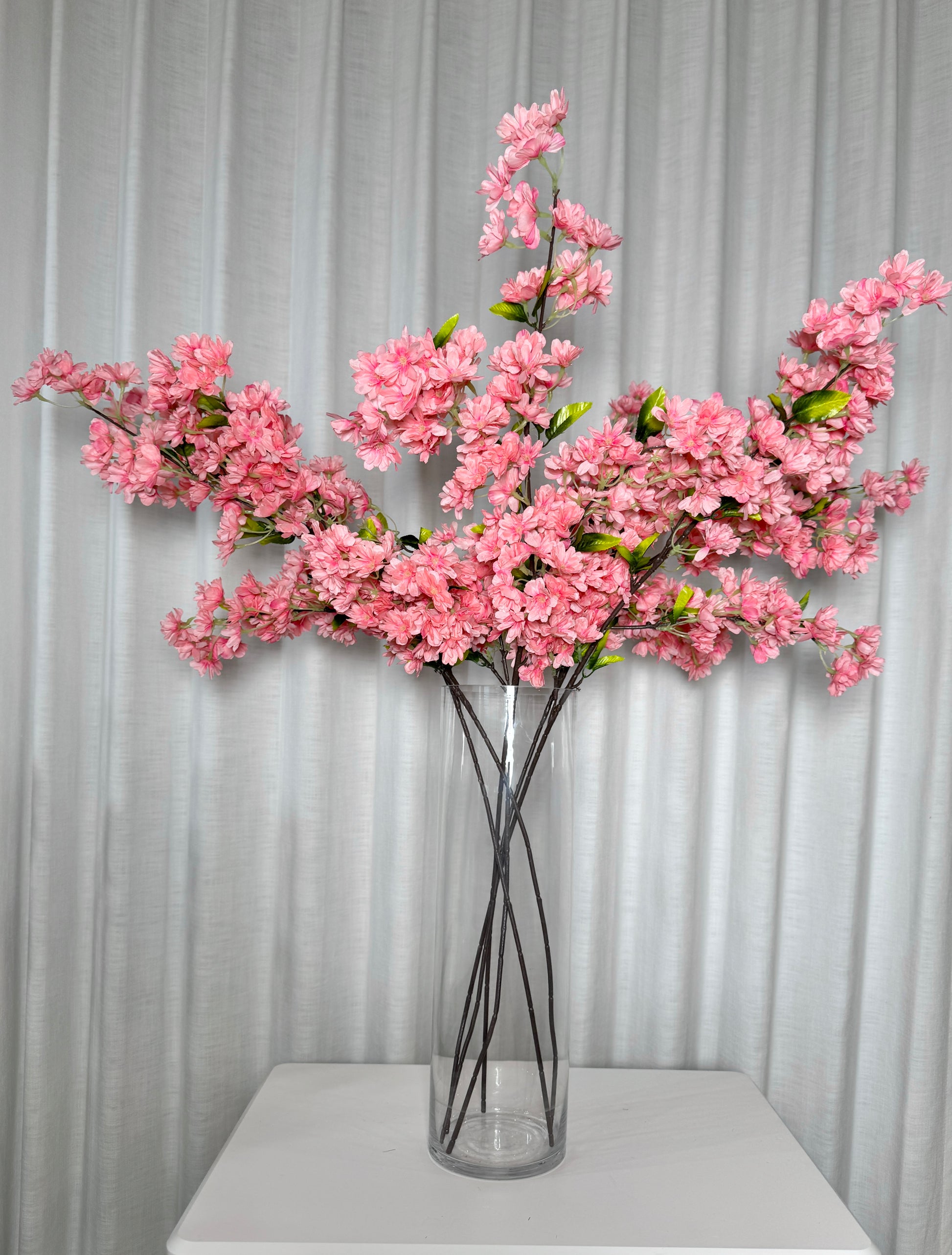 Vibrant pink cherry blossoms

Hot pink silk flowers

Bright faux cherry blossom branches

Japanese pink floral branches

Bold pink silk flower stems

Intense pink artificial blossoms

Bright faux sakura flowers

Realistic hot pink florals

Lush pink cherry blossom decor

Fuchsia cherry blossom stems