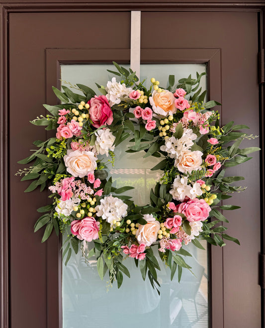 pink and white rose wreath

green beech wreath

Lyla floral wreath

pink rose beech wreath

rose wreath with greenery

soft pink and green wreath

white rose floral door wreath

pink floral front door wreath

white and green rose wreath

elegant rose beech wreath