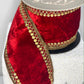 Red Velvet Jeweled Ribbon