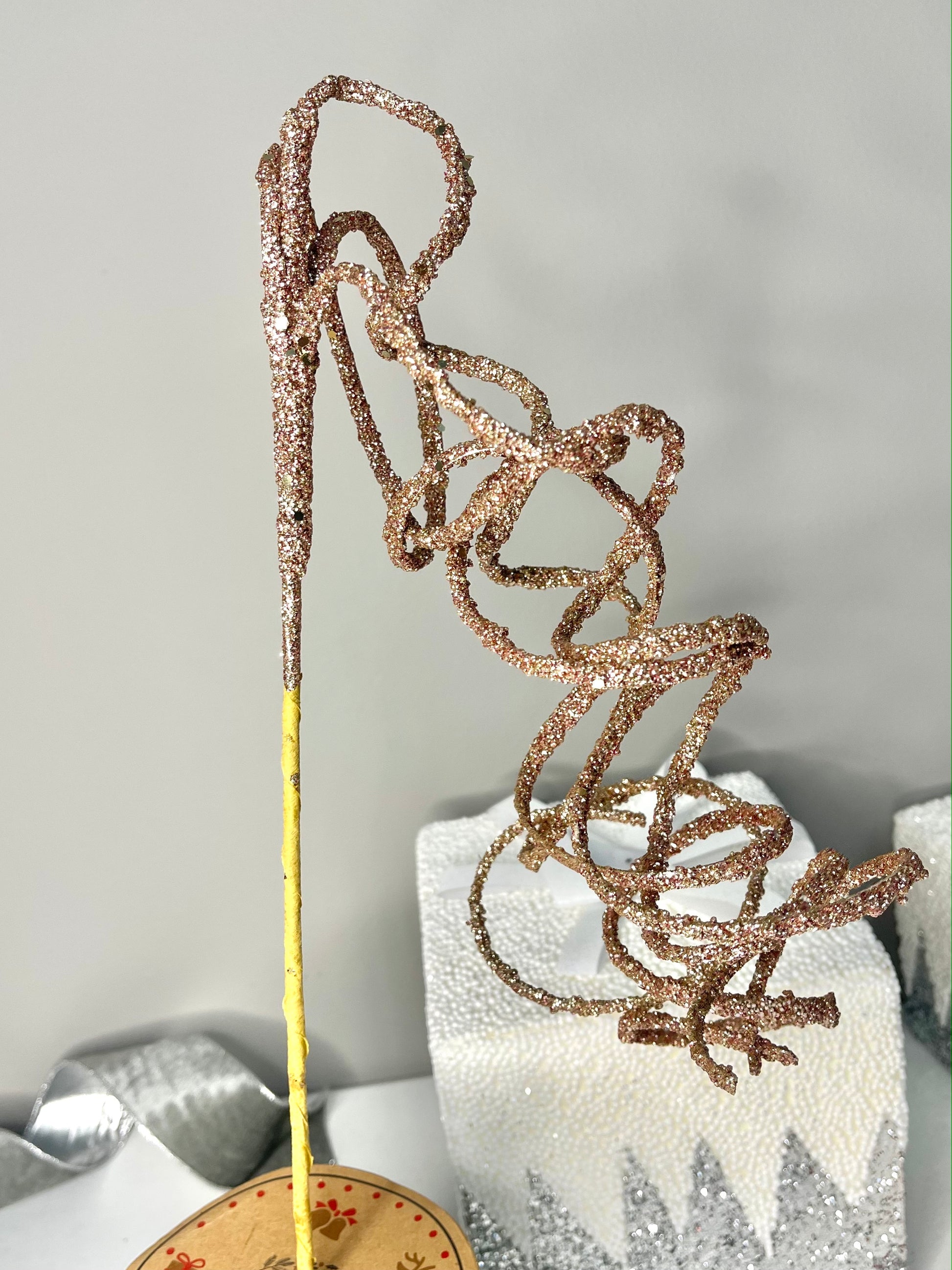 Swirl rose gold floral spray

Decorative floral stems rose gold

Rose gold stems for centerpieces

Glittery floral picks for events

Rose gold holiday floral decor

Sparkly rose gold flower stems

Faux rose gold floral spray

Rose gold stems for wedding decor

Rose gold swirl stems for wreaths

Elegant rose gold party stems