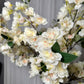 Spring cherry blossom home decor

White cherry blossoms for living room

Cream artificial flowers for mantels

Faux cherry blossom stems for vases

Seasonal silk flower arrangement

Tall artificial floral stems

Soft cherry blossom decor for home

Elegant spring floral branches

Neutral toned floral home accents

Faux florals for modern interiors