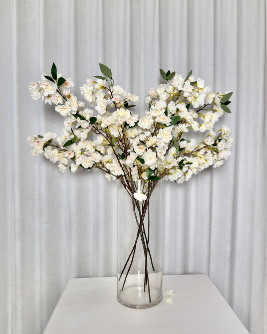 White cream cherry blossom branches

Artificial cherry blossom flower stems

Faux sakura flower branches

Silk cherry blossom stems 34 inch

Japanese cherry blossom artificial flowers

Realistic faux cherry blossom branches

Cream white sakura stems

Cherry blossom flower set of 3

Faux cherry blossom floral stems

Artificial cherry blossom twigs