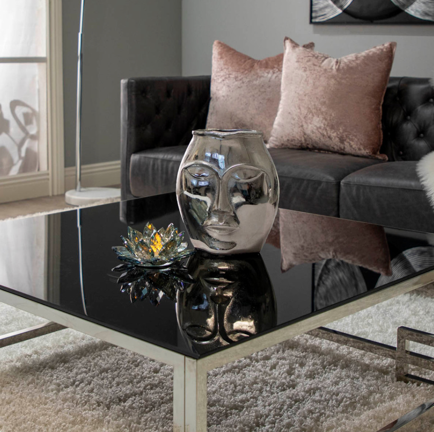 Crystal Lotus Candle Holder