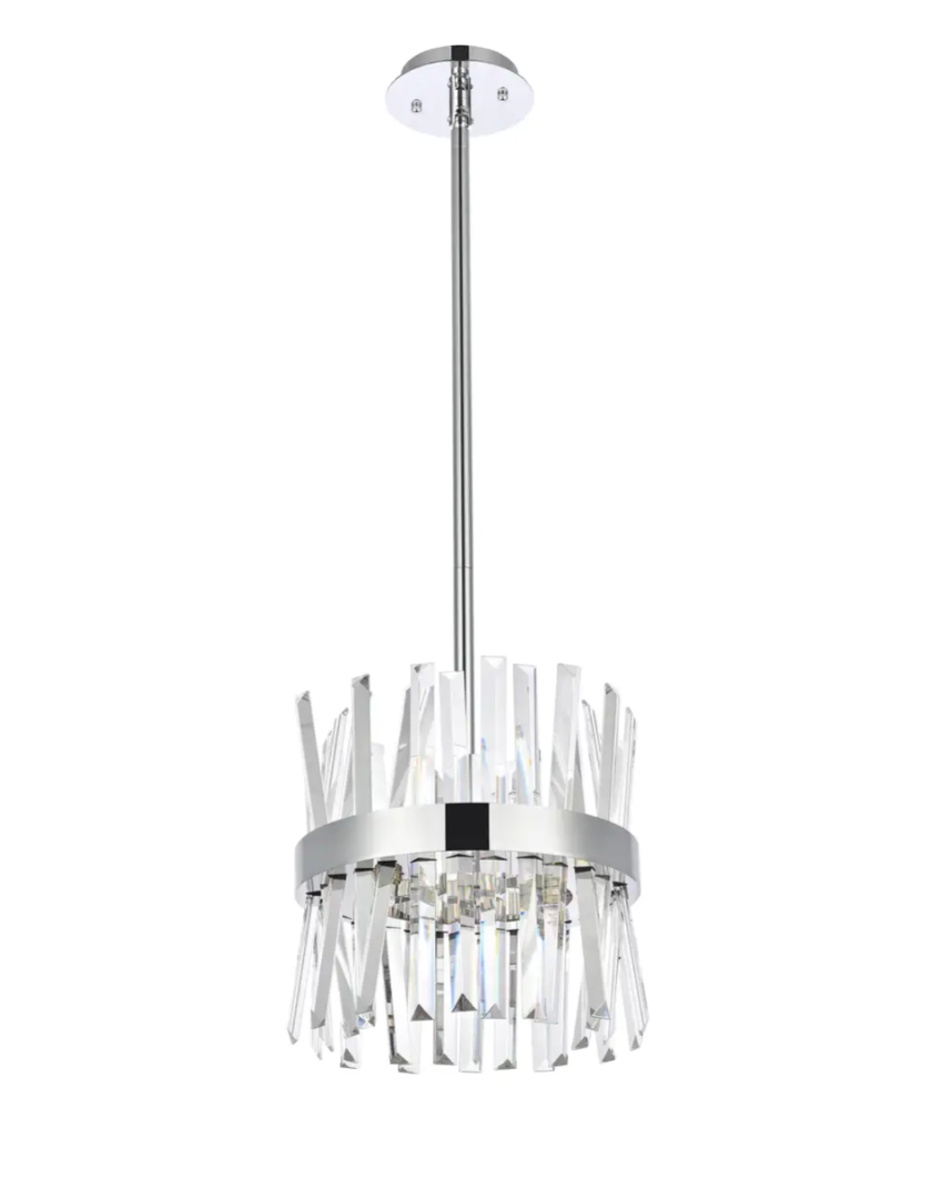 Milano Crystal Round Pendant Light 6