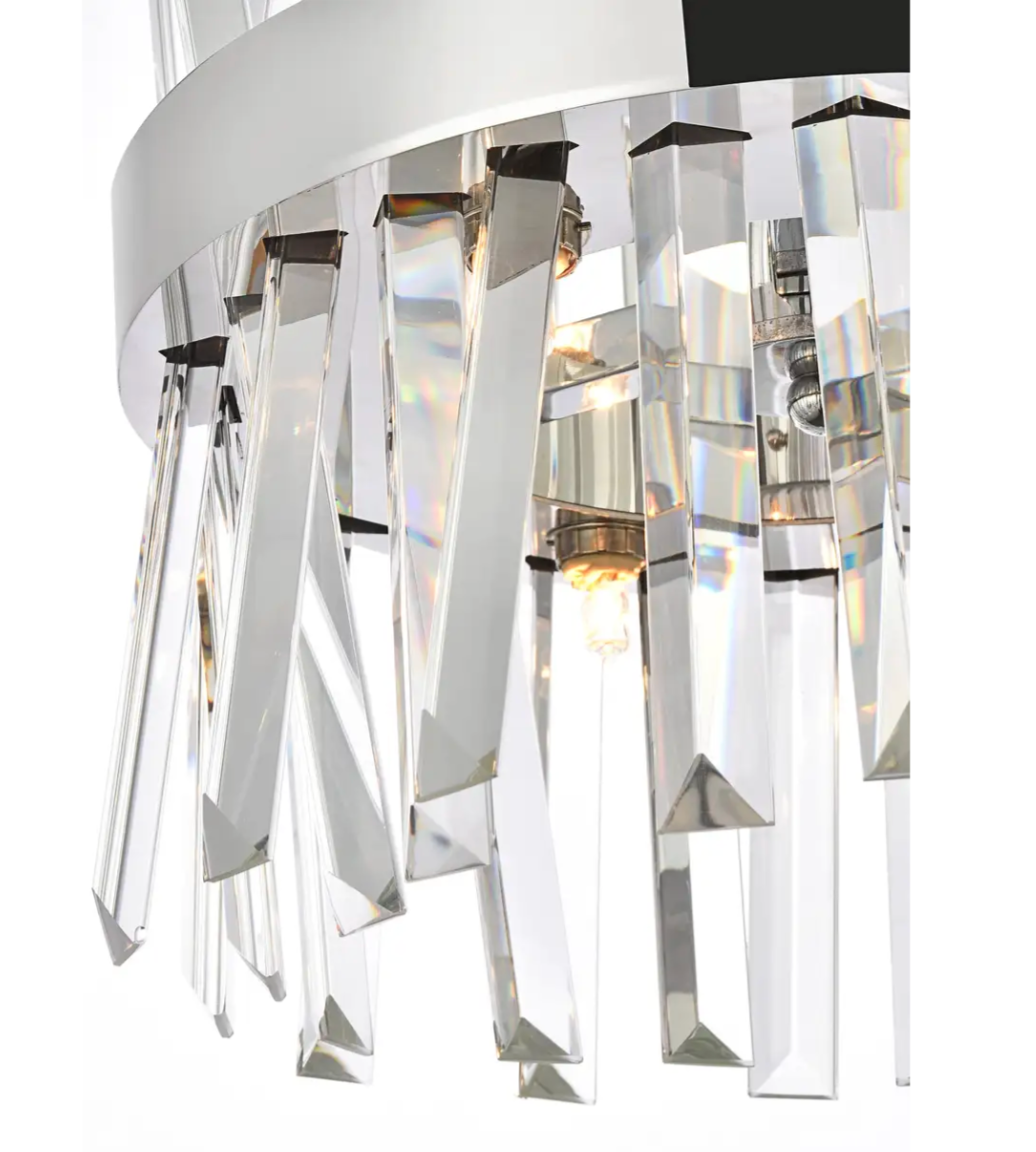 Milano Crystal Round Pendant Light 6