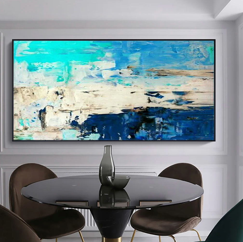 Ocean Abstract Hand Painted Wall Art