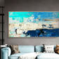 Ocean Abstract Hand Painted Wall Art