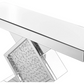 Ellie Modern Mirrored Crystal Console Table