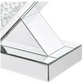 Ellie Modern Mirrored Crystal Console Table