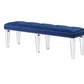 Monalisa Bench Velvet & Mirrored