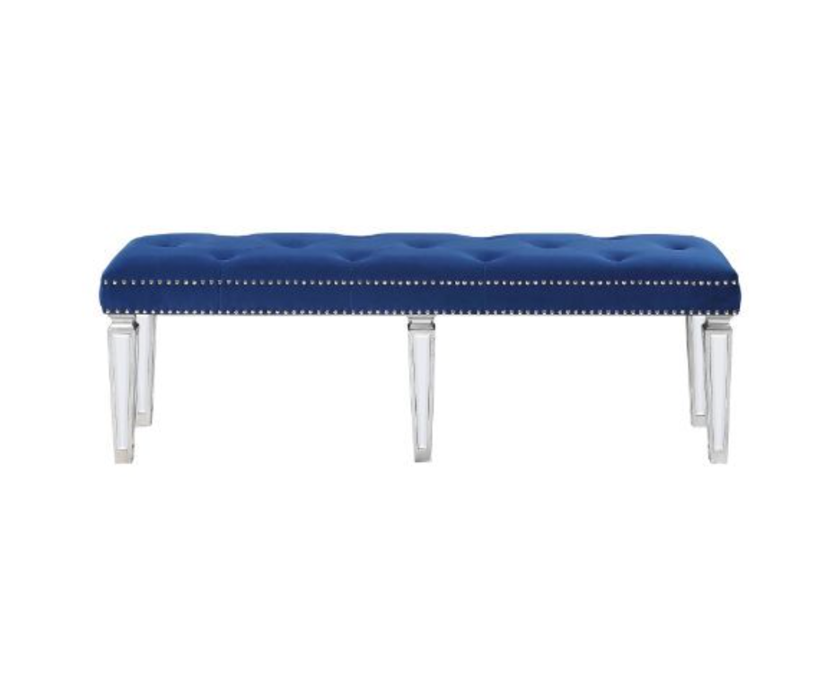 Monalisa Bench Velvet & Mirrored