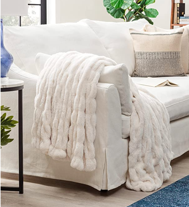 Chantal Faux Fur Luxury Throw Blanket